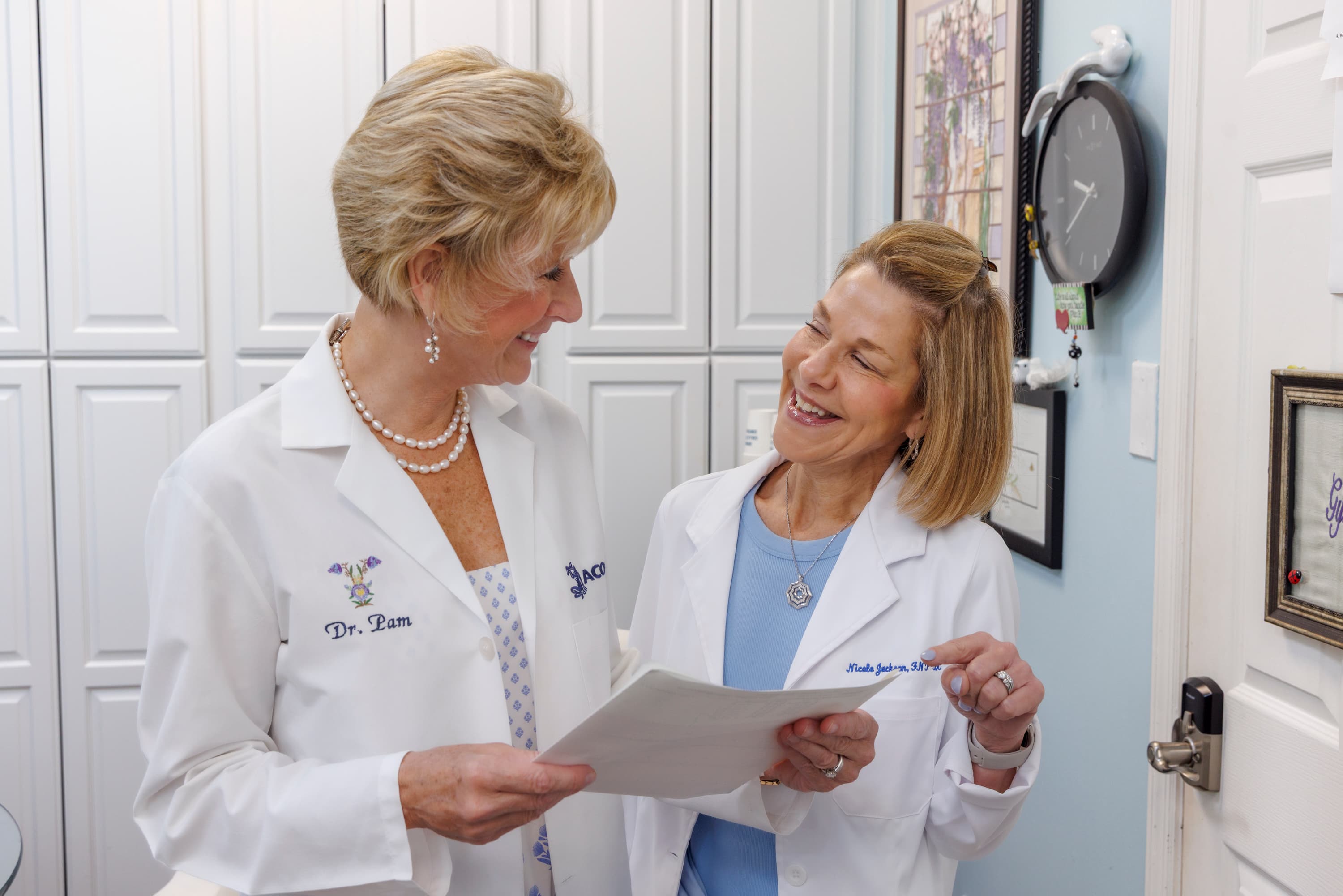 Dr. Pam Gaudry and Nicole Jackson at Coastal Care Primary Care